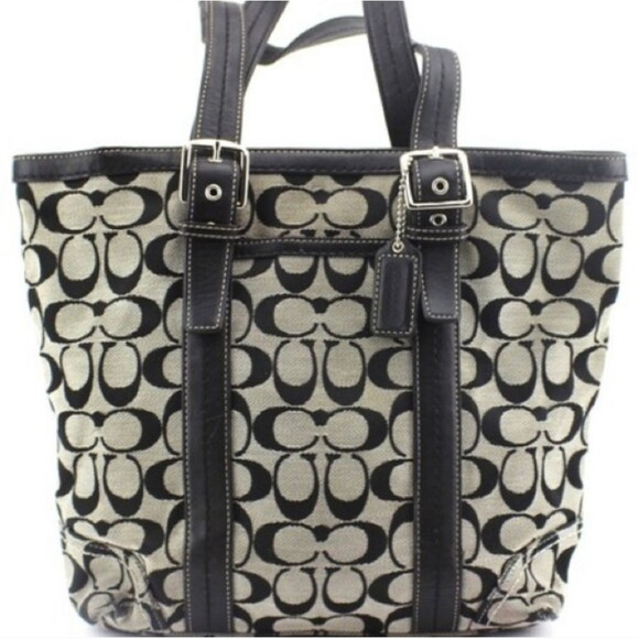 Coach Hamptons signature tote shoulder bag VINTAGE - Picture 2 of 10